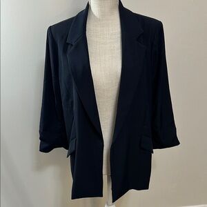 Skies Are Blue Midnight Black Blazer